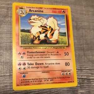Arcanine Pokémon Card